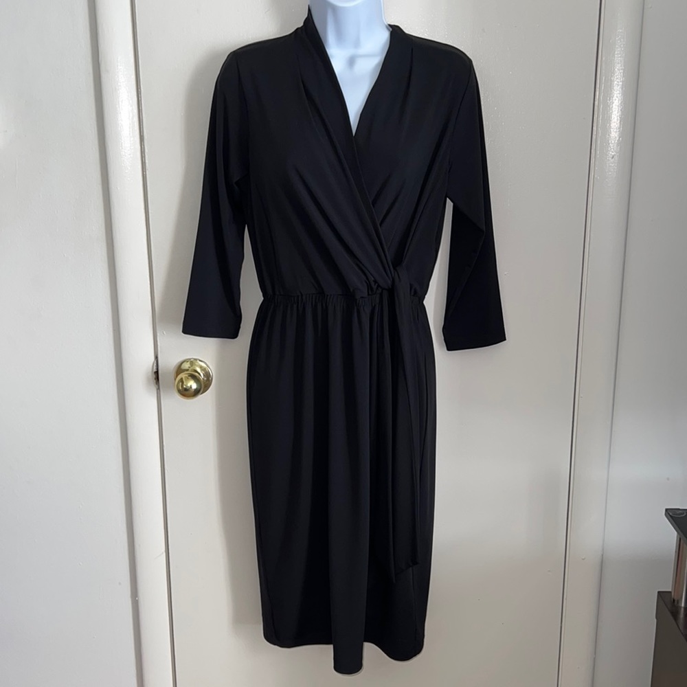 Joan Rivers midi wrap dress